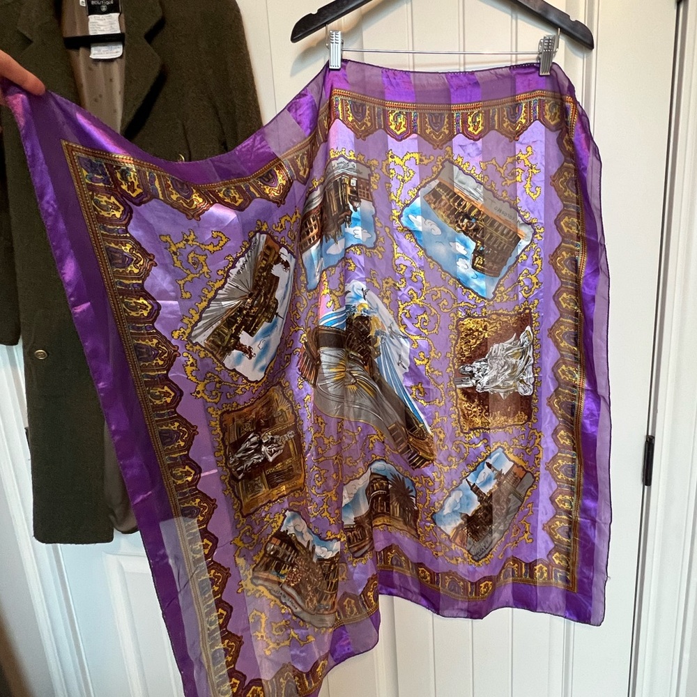 Paris scarf vintage
